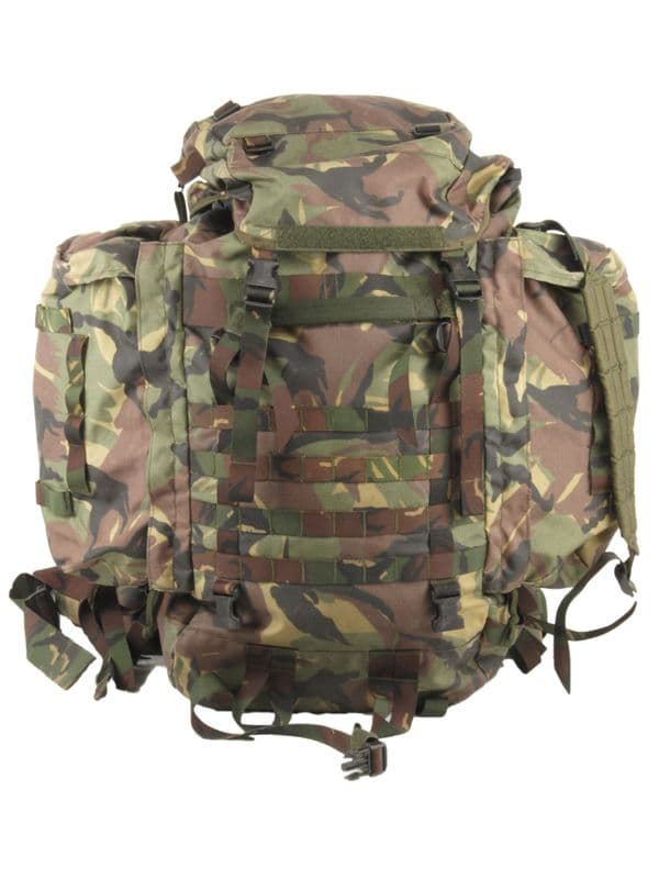 Dutch DPM Woodland Camo 60L Bergen Backpack - Army Bags